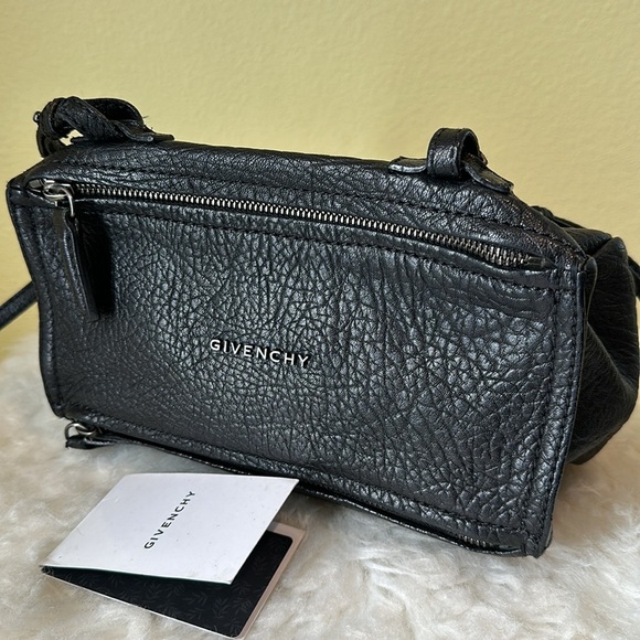 💯Authentic Givenchy Pandora Black Leather Mini Crossbody Bag🍀 - Picture 3 of 15